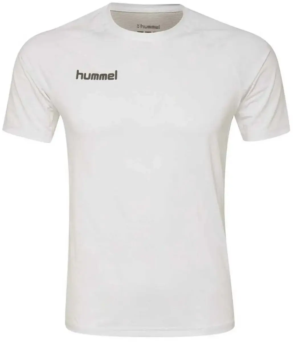 Hummel First Performance T-shirt Wit 140 cm