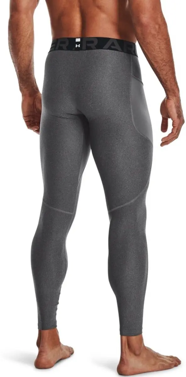 Under Armour HeatGear Legging Heren XS - Grijs