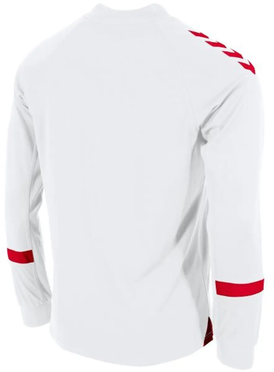 Hummel Fyn Voetbalshirt Lange Mouw Kinderen 128 - Wit/Rood