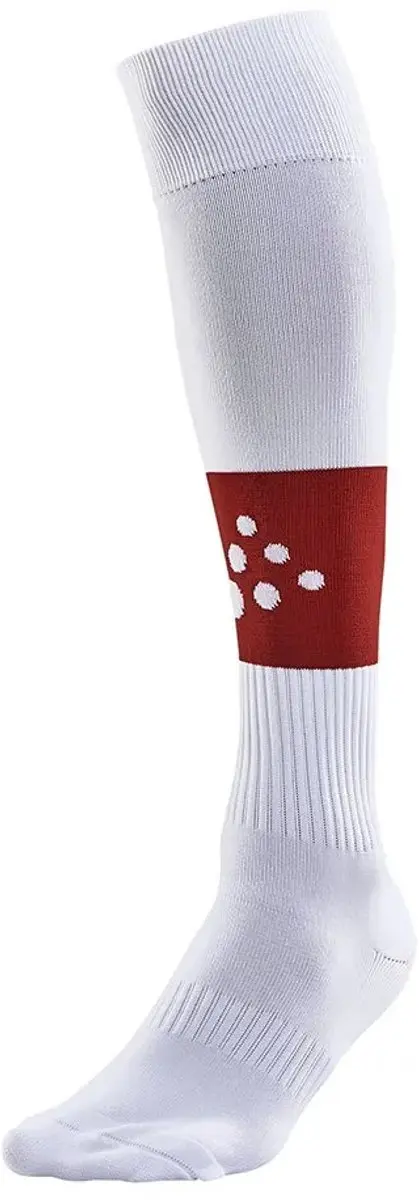 Craft Squad Contrast Voetbalkousen 40/42 - Wit/Rood