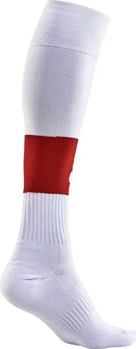 Craft Squad Contrast Voetbalkousen 40/42 - Wit/Rood
