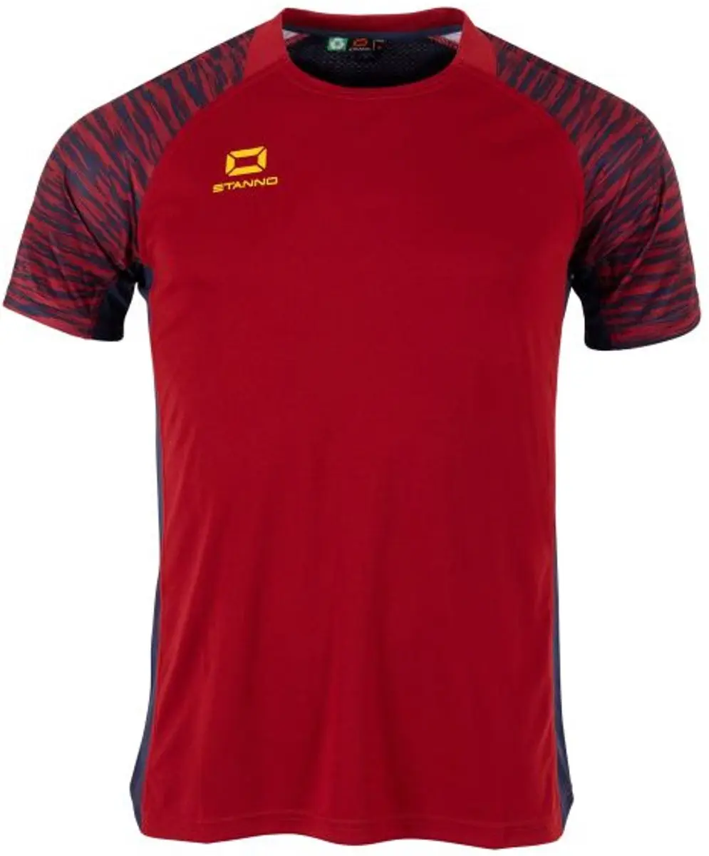 Stanno Bolt T-Shirt - Dark Rood XL