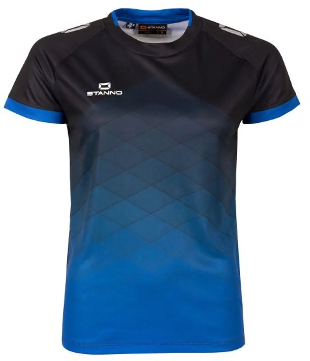 Stanno Altius Shirt Dames XL - Zwart/Blauw