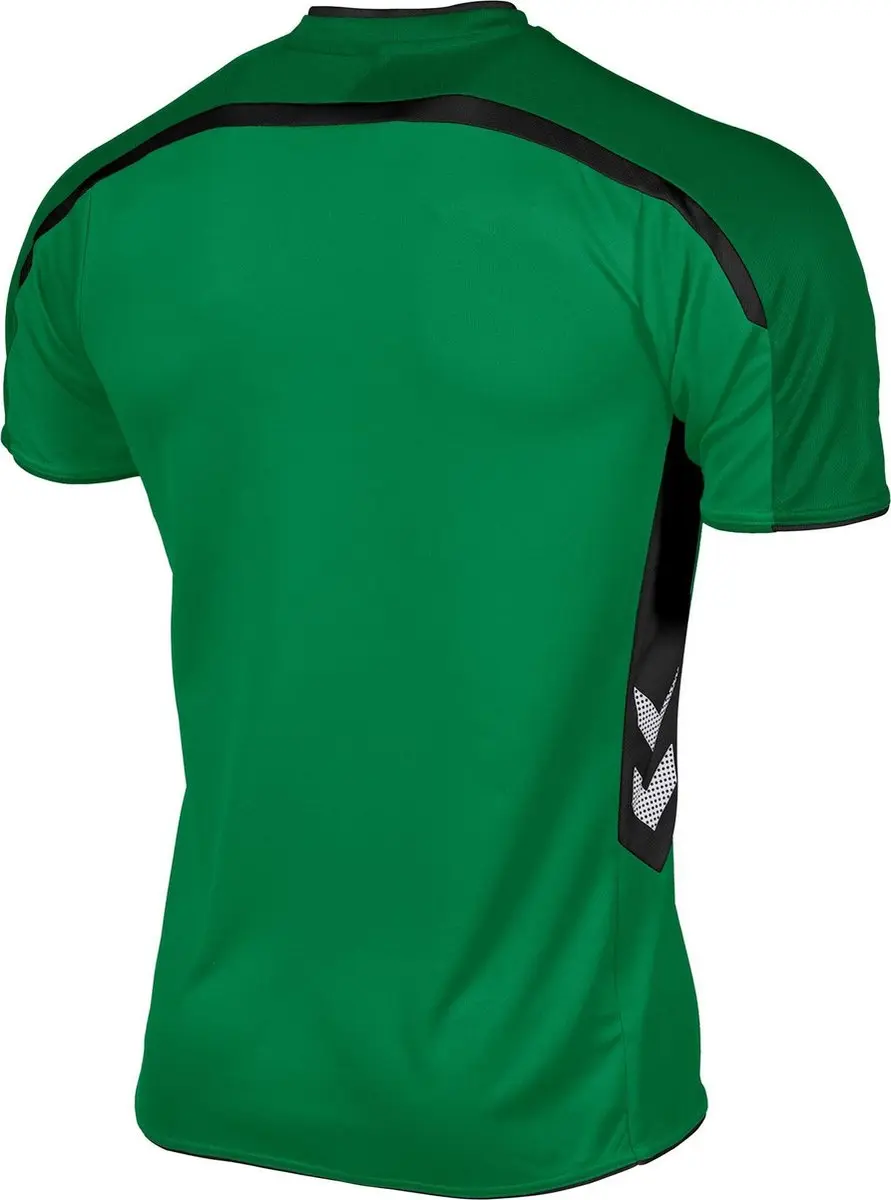 Hummel Preston S/S Sportshirt - Maat 164 - Groen