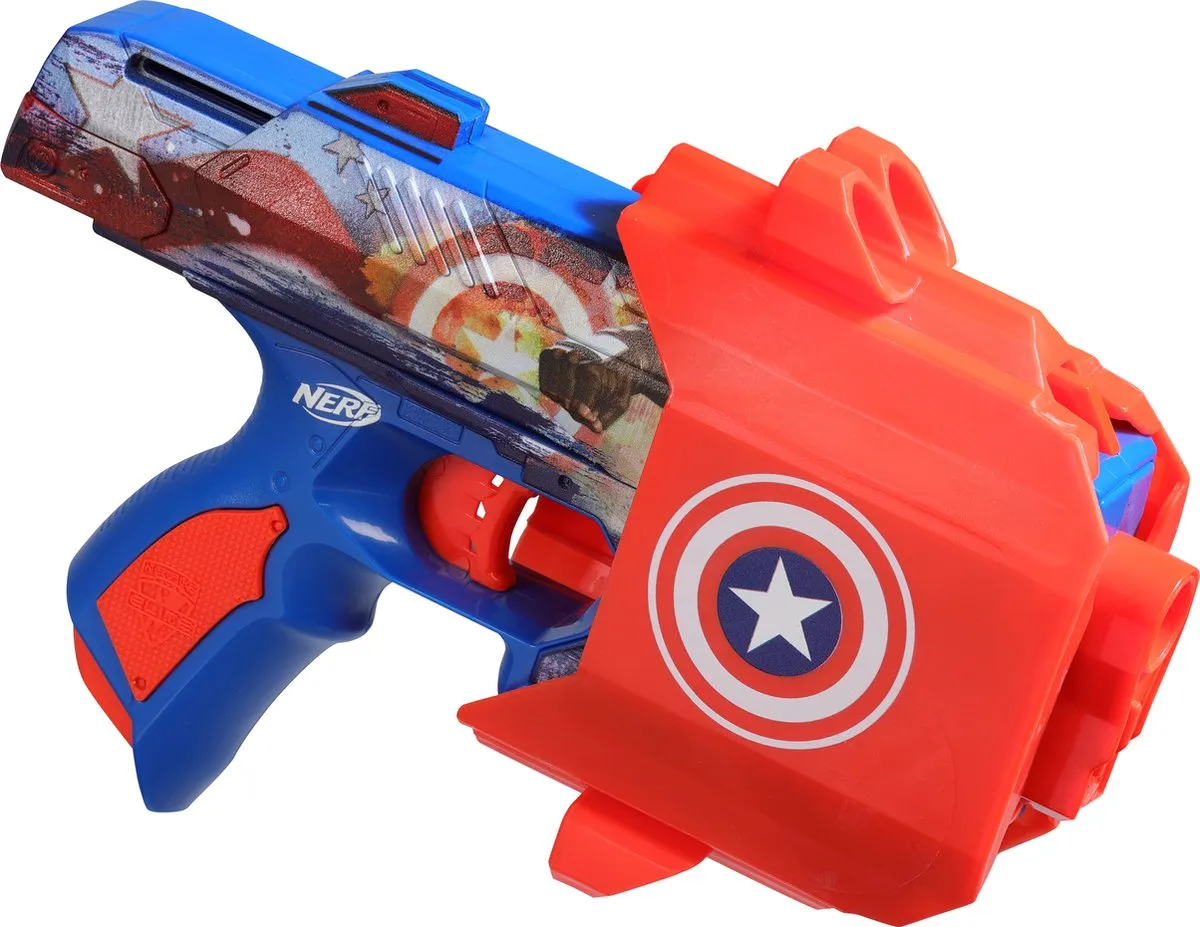 Nerf Captain America F9717EU4 Speelgoedpistool - Meerkleurig
