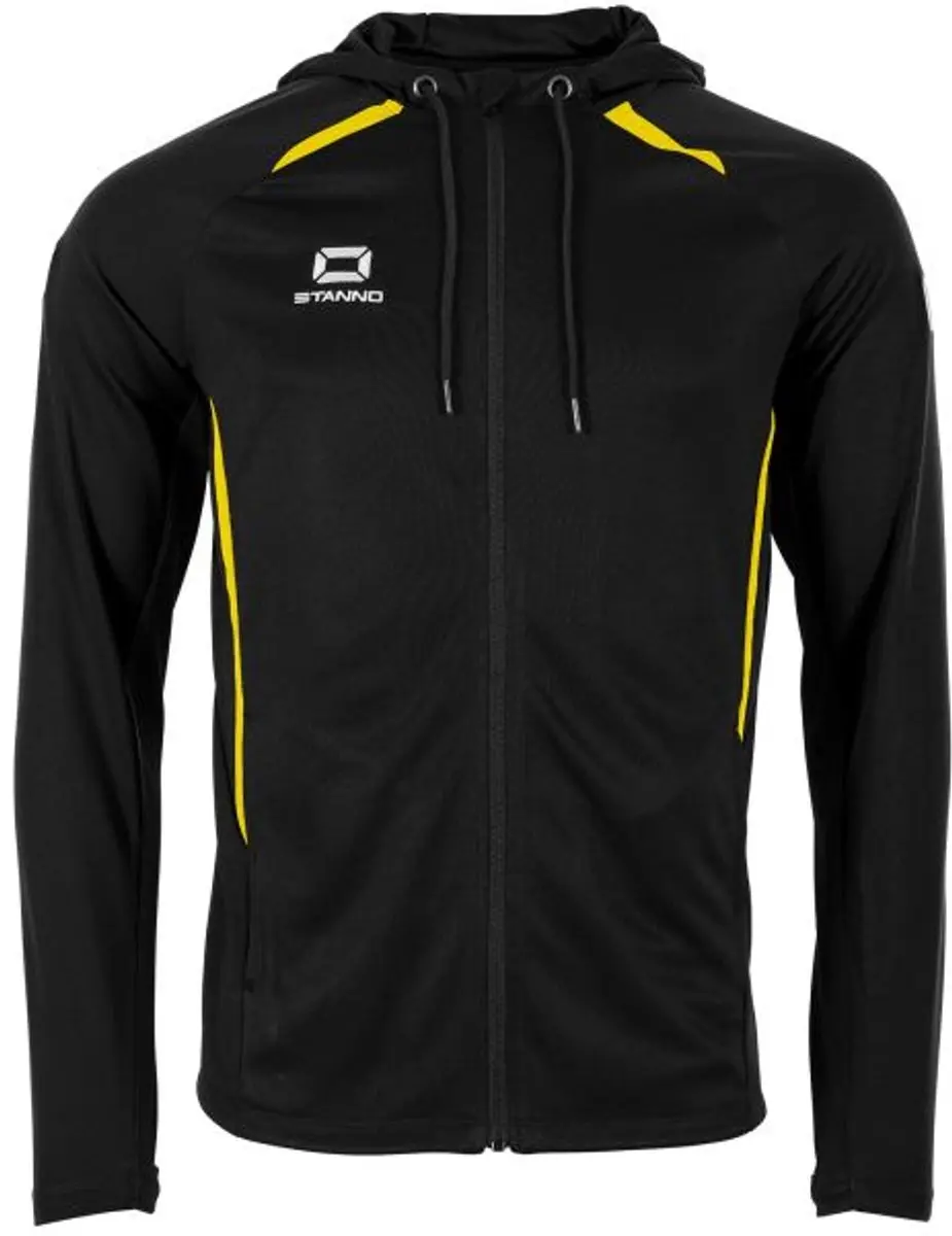 Stanno Stadio Hooded Full Zip Top - Zwart S