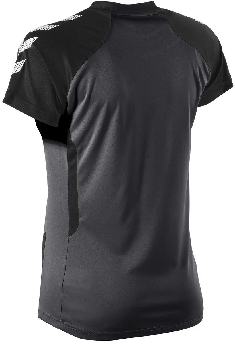 Hummel Aarhus Sportshirt Dames - Maat S - Zwart/Grijs