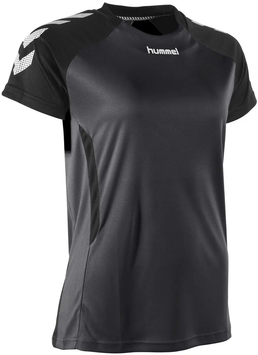 Hummel Aarhus Sportshirt Dames - Maat S - Zwart/Grijs - afbeelding 6 van 6