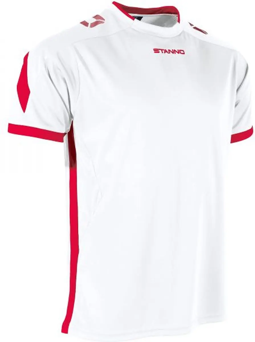 Stanno Drive Match Shirt 152 - Wit/Rood
