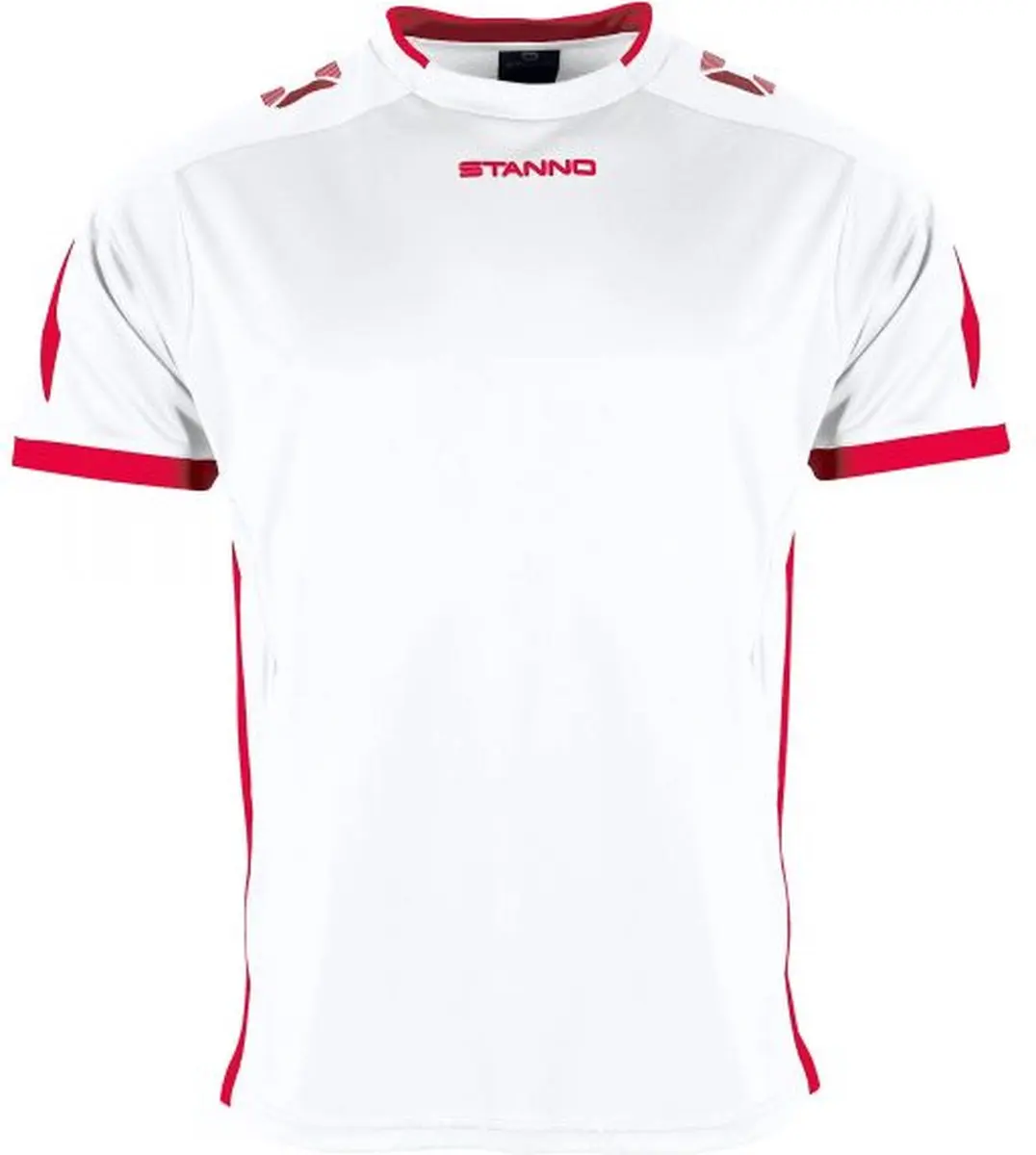 Stanno Drive Match Shirt 152 - Wit/Rood