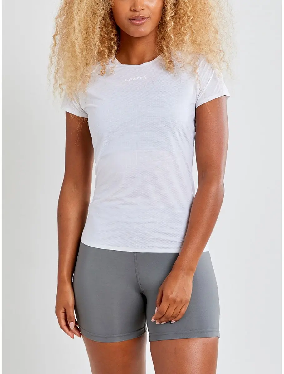 Craft Active Nanoweight SS Thermoshirt Dames - M - Wit - afbeelding 6 van 6