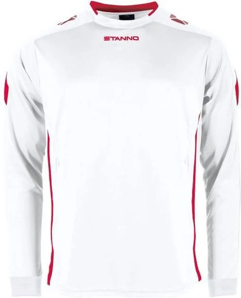 Stanno Drive Match Shirt LS XXL - Wit/Rood