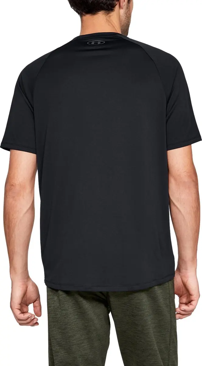 Under Armour UA Tech 2.0 SS Tee Heren Sportshirt - Zwart - afbeelding 6 van 6