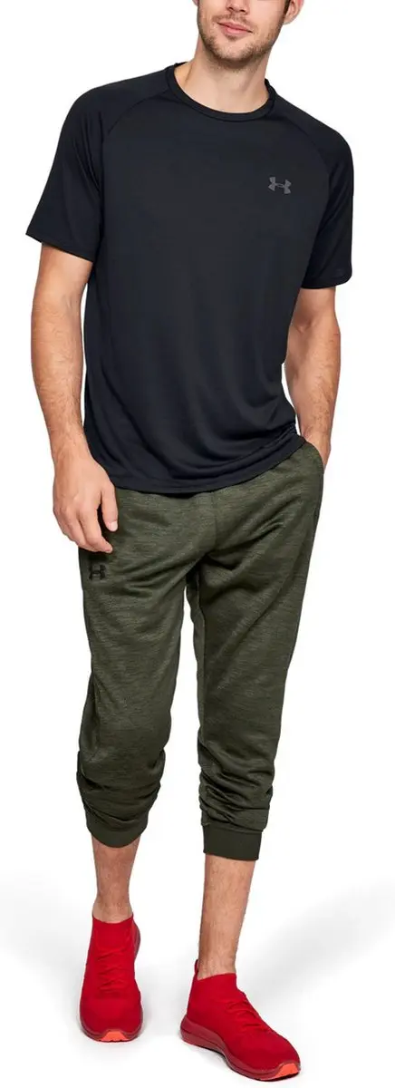 Under Armour UA Tech 2.0 SS Tee Heren Sportshirt - Zwart