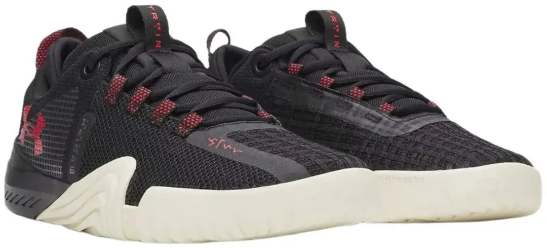 Under Armour Tribase Reign 6 Schoenen - EU 46 - Zwart/Rood