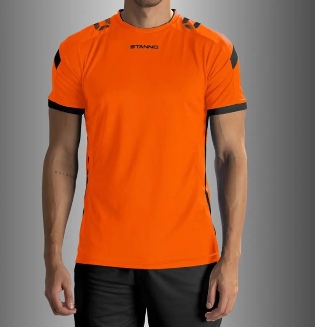 Stanno Drive Match Shirt - Oranje/Zwart XXL