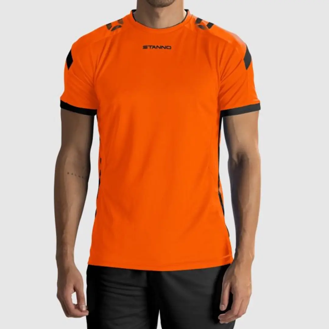 Stanno Drive Match Shirt - Oranje/Zwart XXL