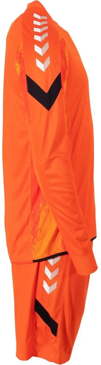 Hummel Bremen Long Sleeve Keeper Set - Sportbroek 128 - Oranje/Zwart