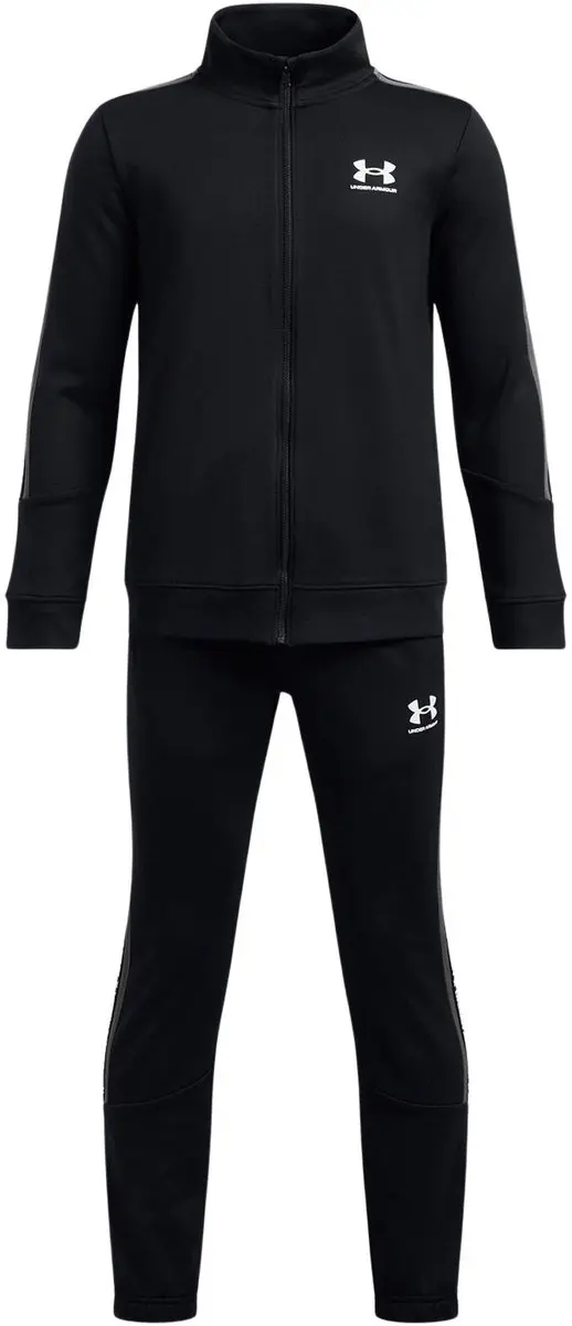 Under Armour Icon Knit Trainingspak Junior S - Zwart