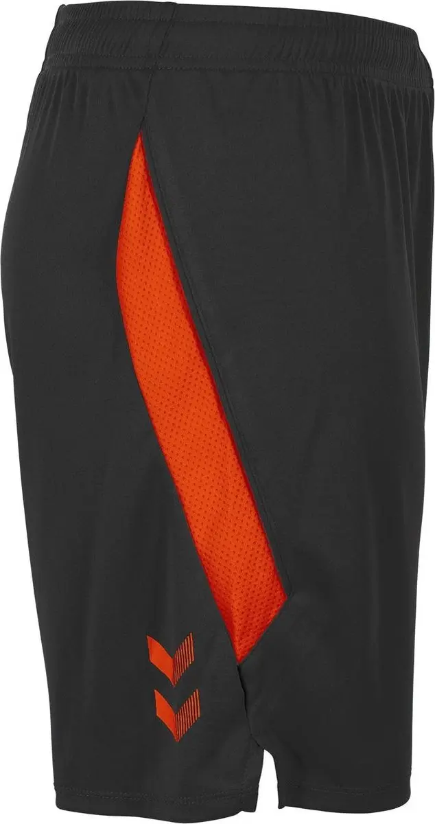 Hummel Boston Shorts Sportbroek 152 - Zwart/Oranje