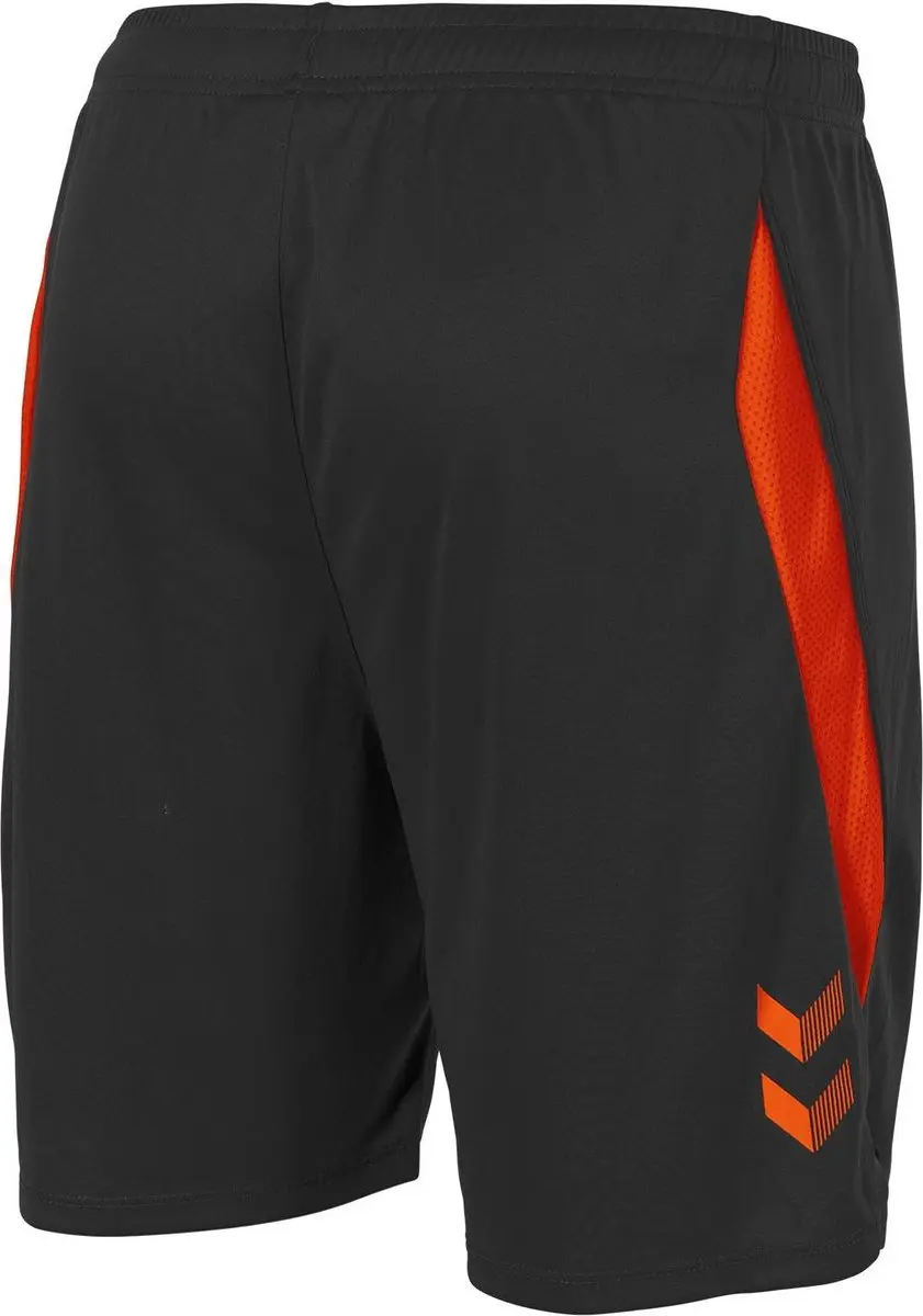 Hummel Boston Shorts Sportbroek 152 - Zwart/Oranje