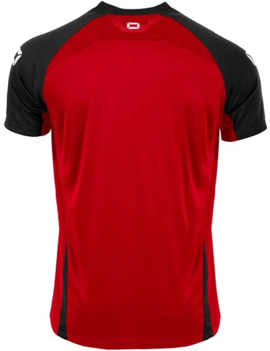 Stanno Stadio T-Shirt - XL - Rood/Zwart