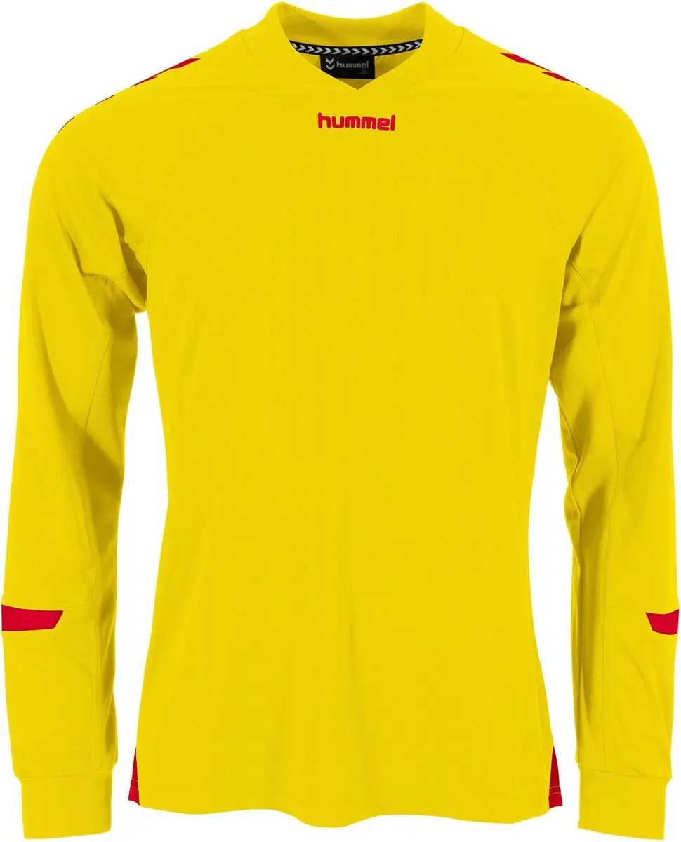 Hummel Fyn Voetbalshirt Lange Mouw Heren - Geel M