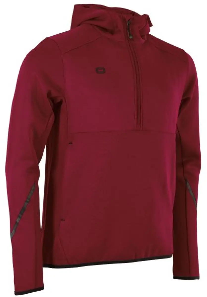 Stanno Plaza Hooded Half Zip Top 152 - Dark Bordeaux Rood - afbeelding 6 van 6