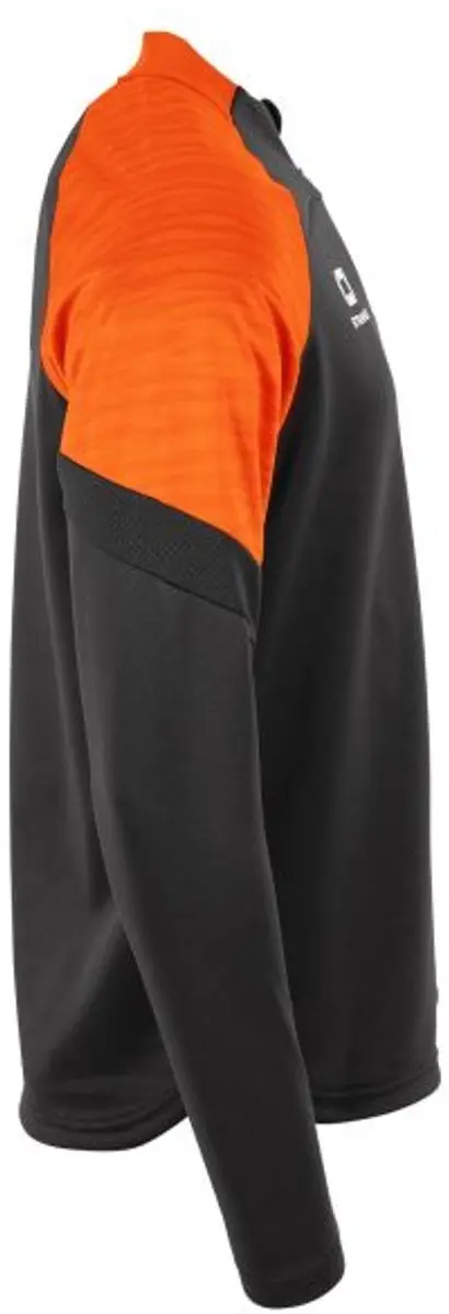 Stanno Bolt Quarter Zip Top XL - Zwart/Oranje