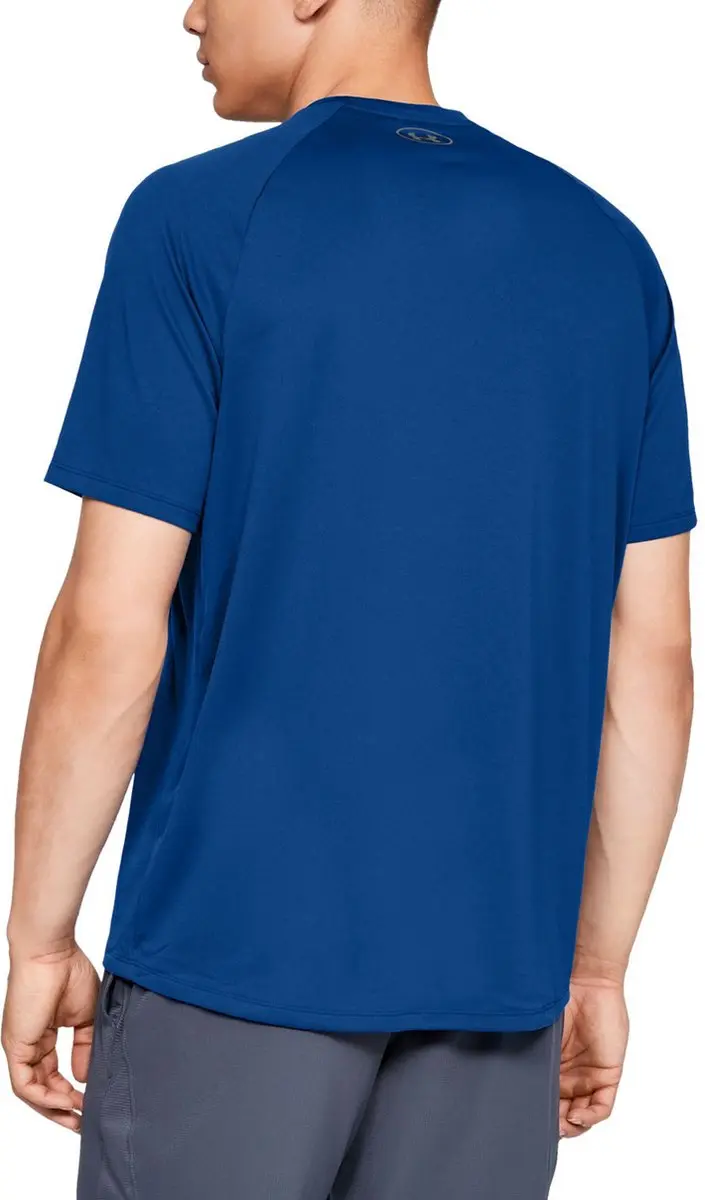 Under Armour UA Tech 2.0 Heren Sportshirt - Royal - afbeelding 6 van 6