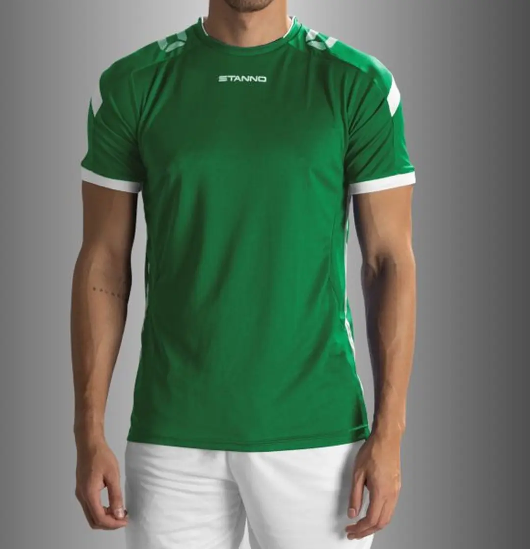 Stanno Drive Match Shirt - XXXL - Groen/Wit