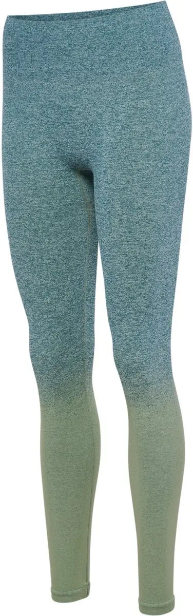 Hummel Hmlyoga Seamless Gradient Sportlegging Dames - S - Balsam/Frosty Green