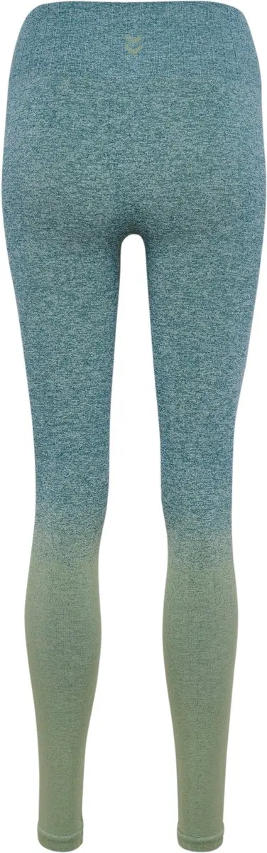 Hummel Hmlyoga Seamless Gradient Sportlegging Dames - S - Balsam/Frosty Green