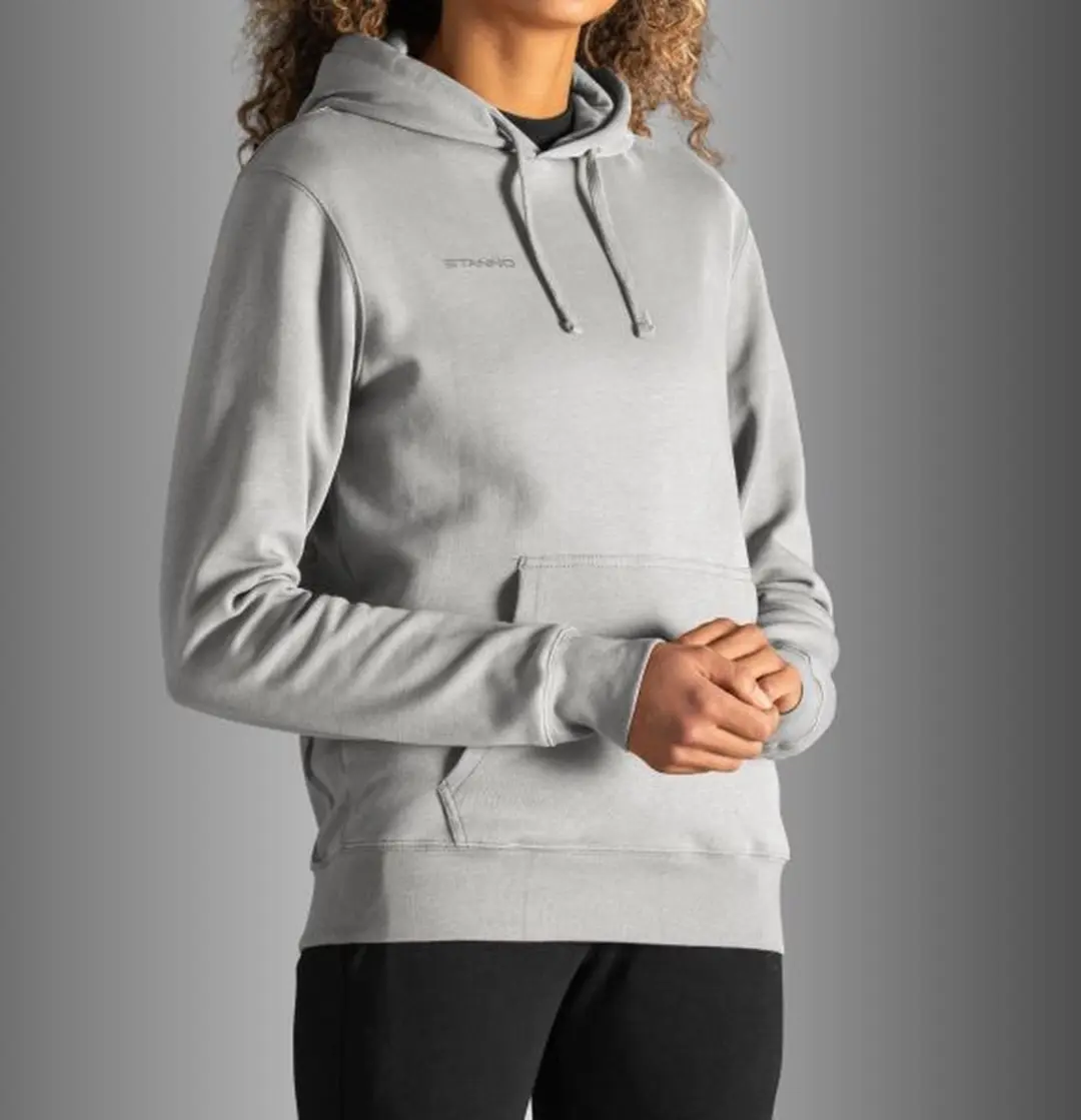 Stanno Base Hooded Sweat Top M - Grijs Melange