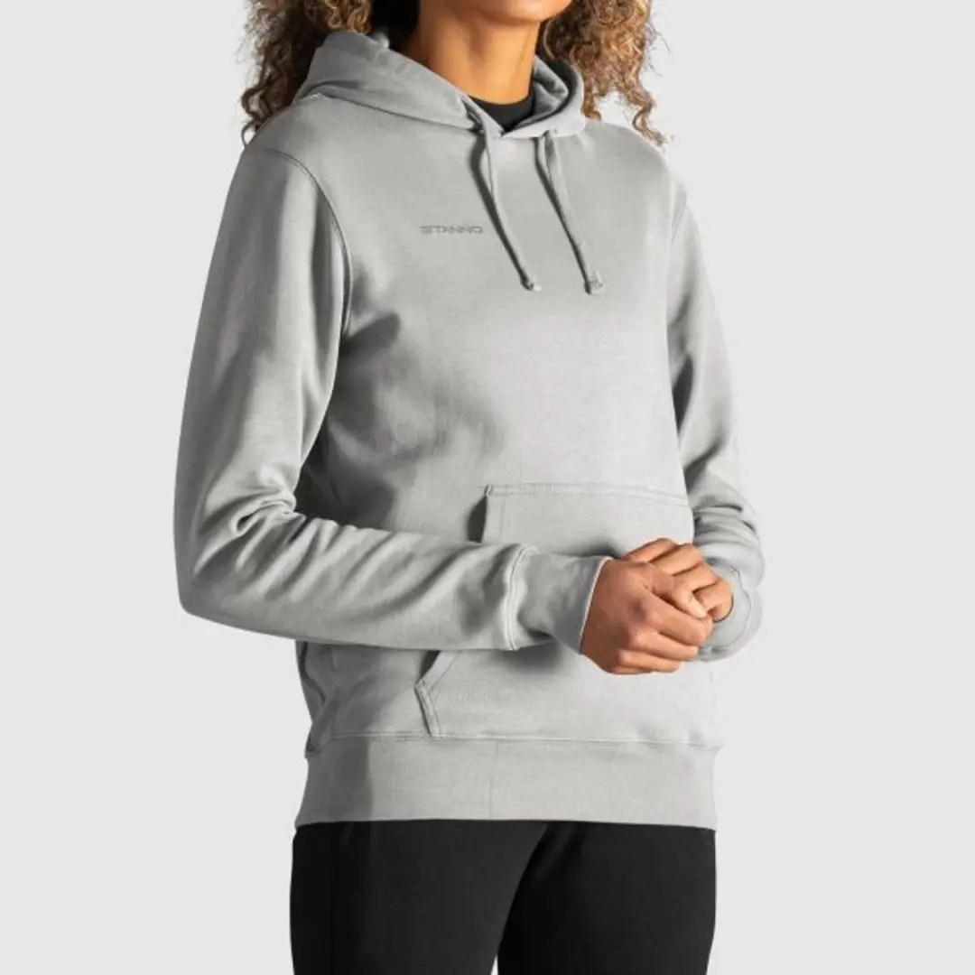 Stanno Base Hooded Sweat Top M - Grijs Melange