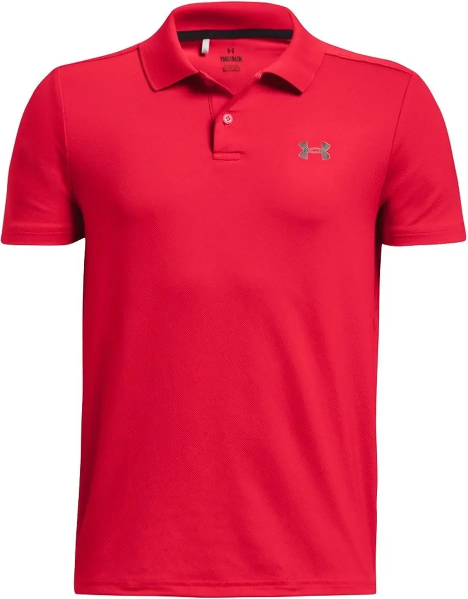 Under Armour Golf Performance Polo Junior - Rood - 14-16 jaar