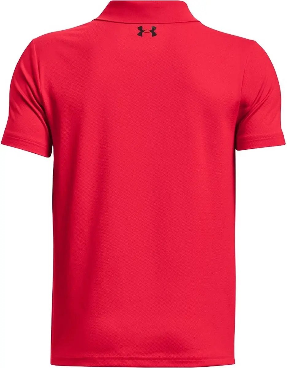 Under Armour Golf Performance Polo Junior - Rood - 14-16 jaar