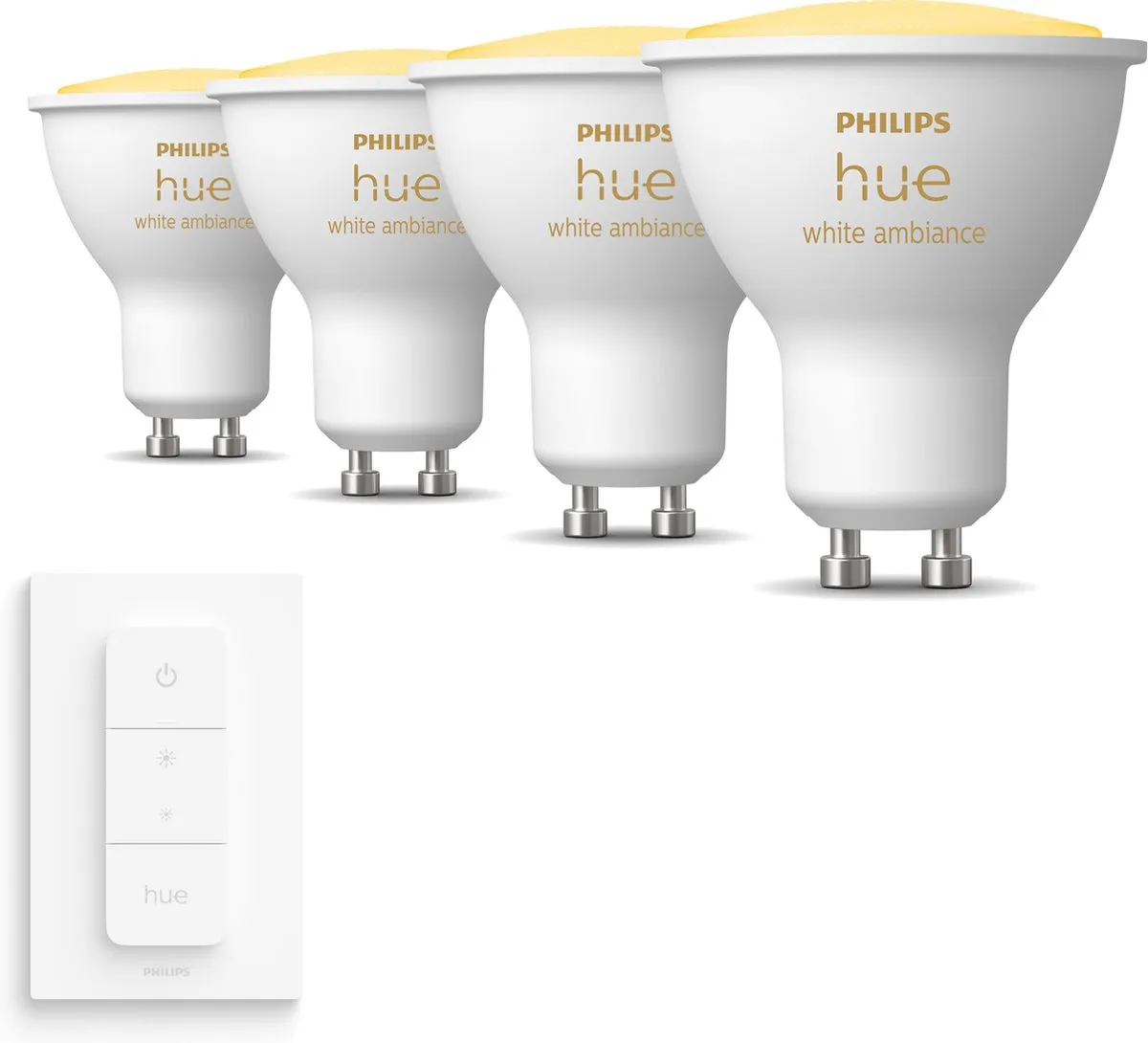 Philips Hue Uitbreidingspakket White Ambiance GU10