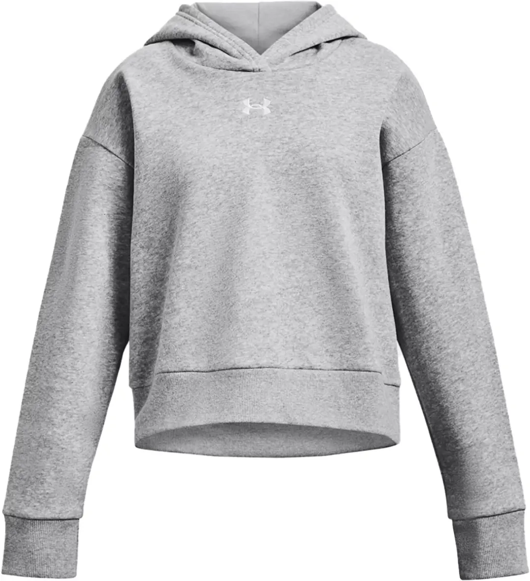 Under Armour UA Rival Fleece Hoodie 1379517-012 - Grijs/Wit