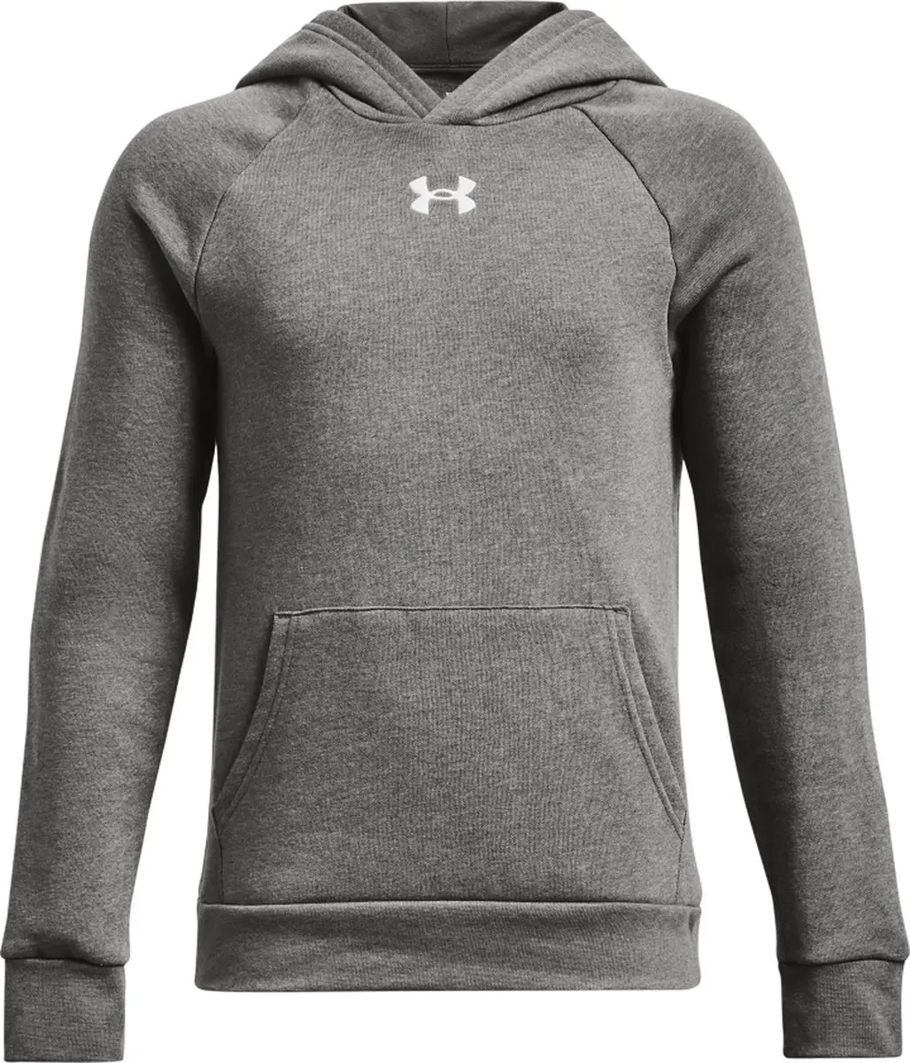 Under Armour UA Rival Fleece Hoodie 1379517-012 - Grijs/Wit