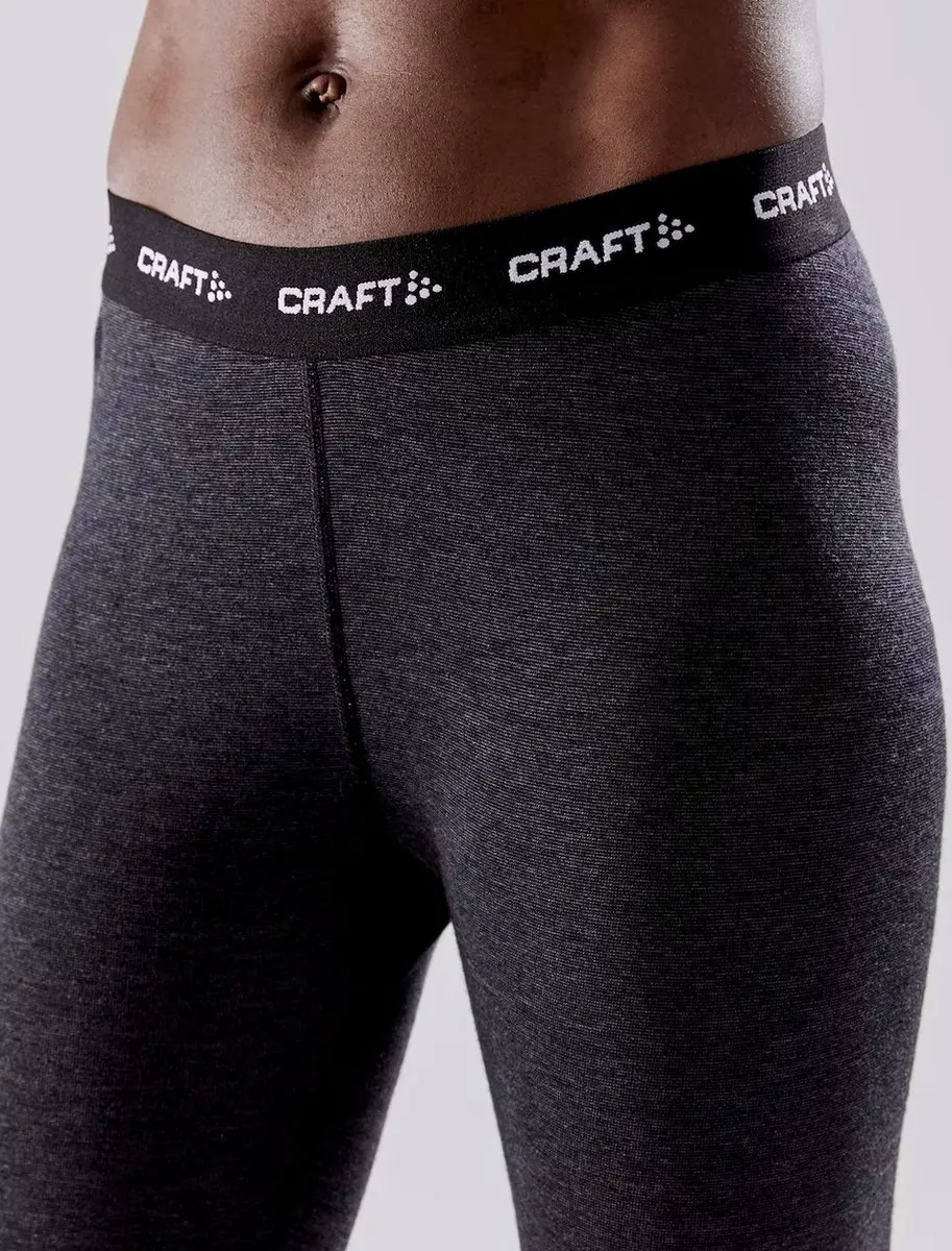 Craft Core Dry Active Comfort Pant W Thermobroek - Zwart