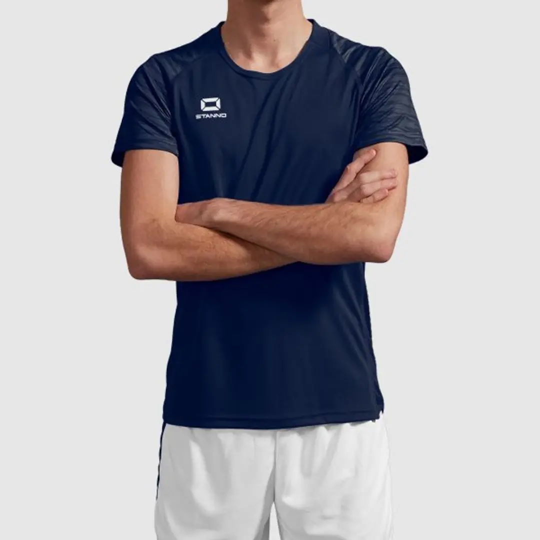Stanno Bolt T-Shirt - Maat 116 Navy