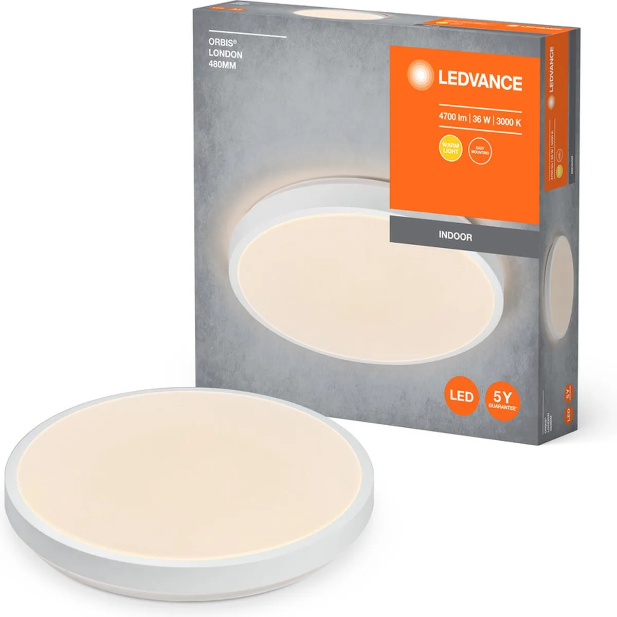 LEDVANCE Orbis London Plafondlamp 36W 4150lm - Wit