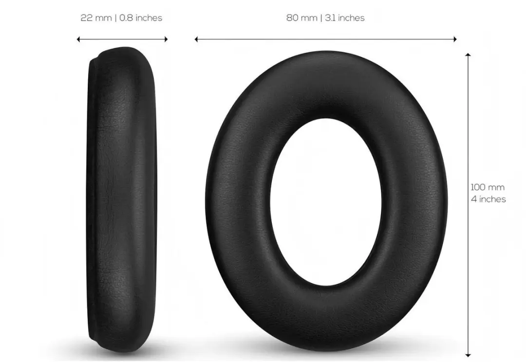Selected SBG Oorkussens Zwart - Sennheiser Momentum 4