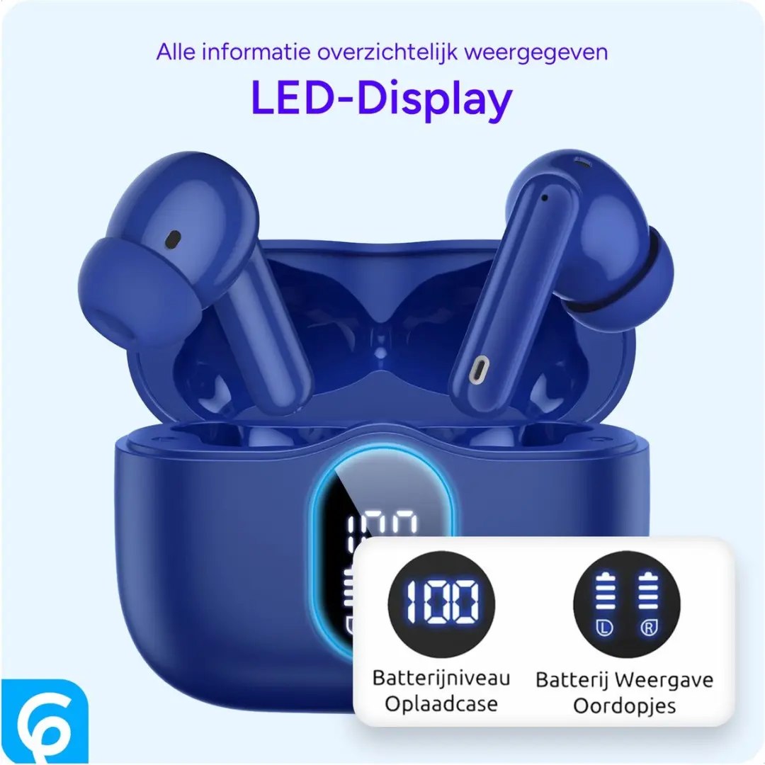 Selected SBG True Wireless Headset Blauw - Noise Cancelling - afbeelding 6 van 6