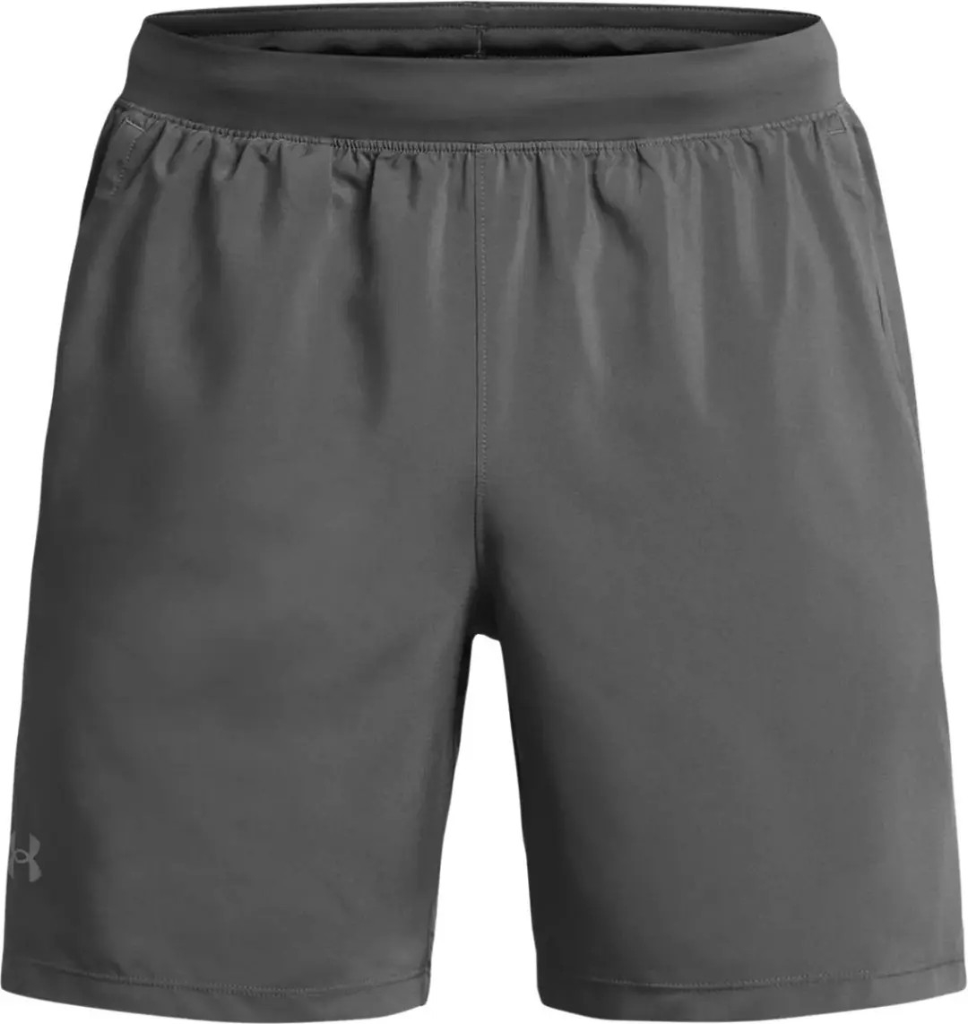 Under Armour UA LAUNCH 7'' Heren Sportbroek - Grijs/Wit