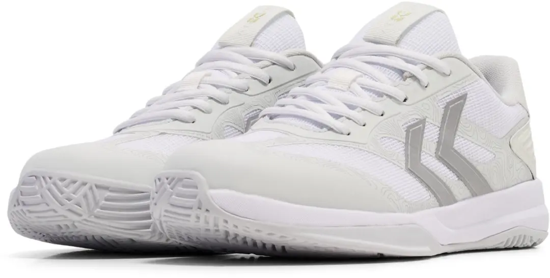 Hummel Handball Dagaz V Hallenschoenen - 45 - Wit/Grijs - afbeelding 6 van 6