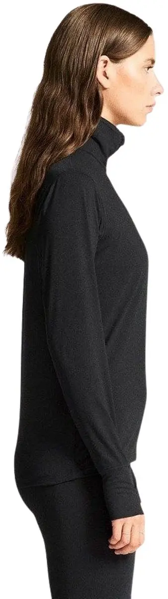 Craft Flow HZ Longsleeve Shirt Dames - L - Zwart