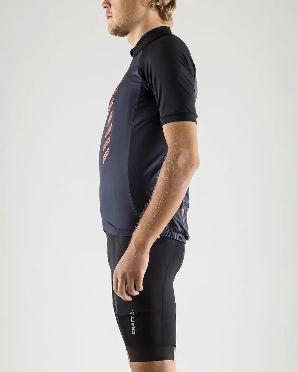 Craft Velo Jersey 2.0 Fietsshirt Heren Gravel/Black M