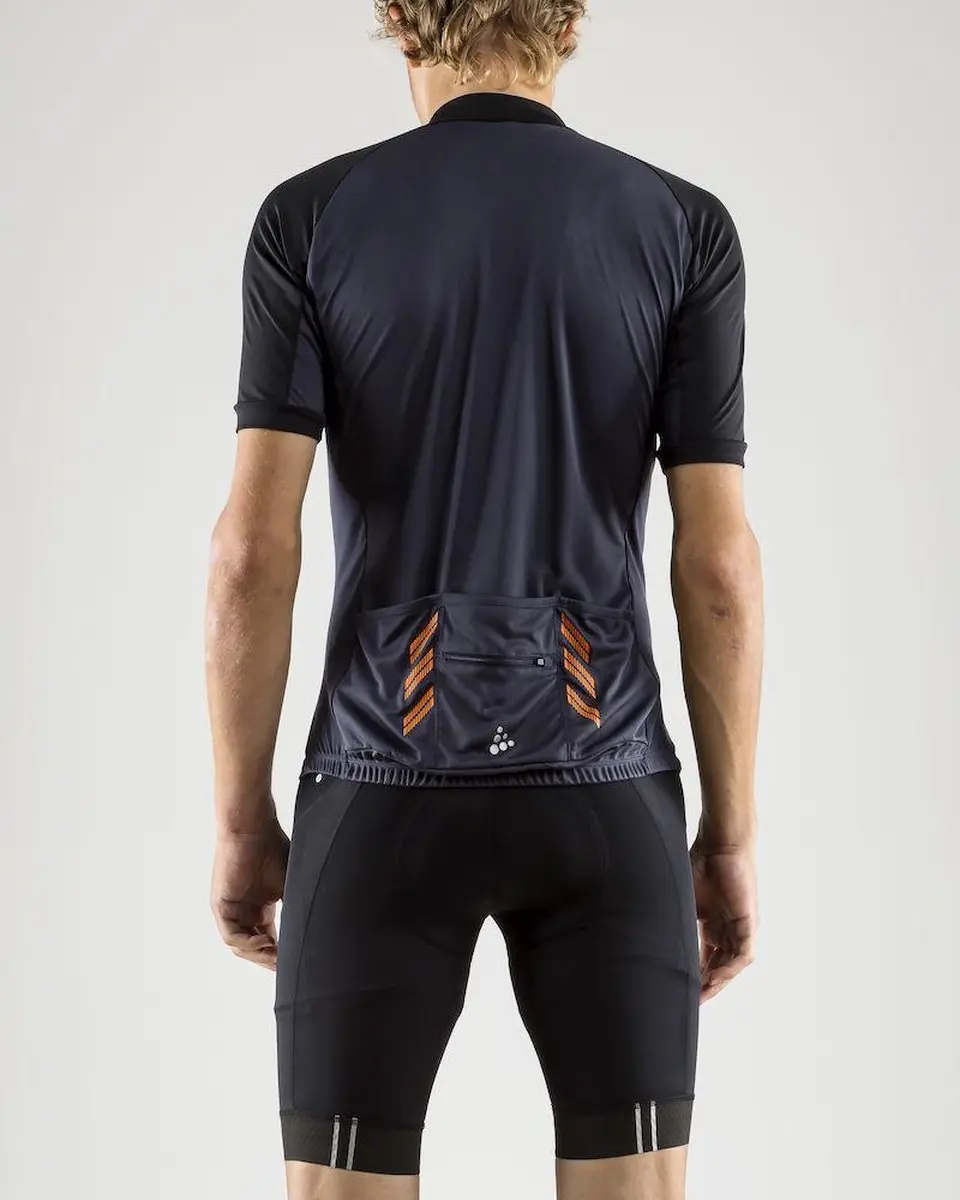 Craft Velo Jersey 2.0 Fietsshirt Heren Gravel/Black M
